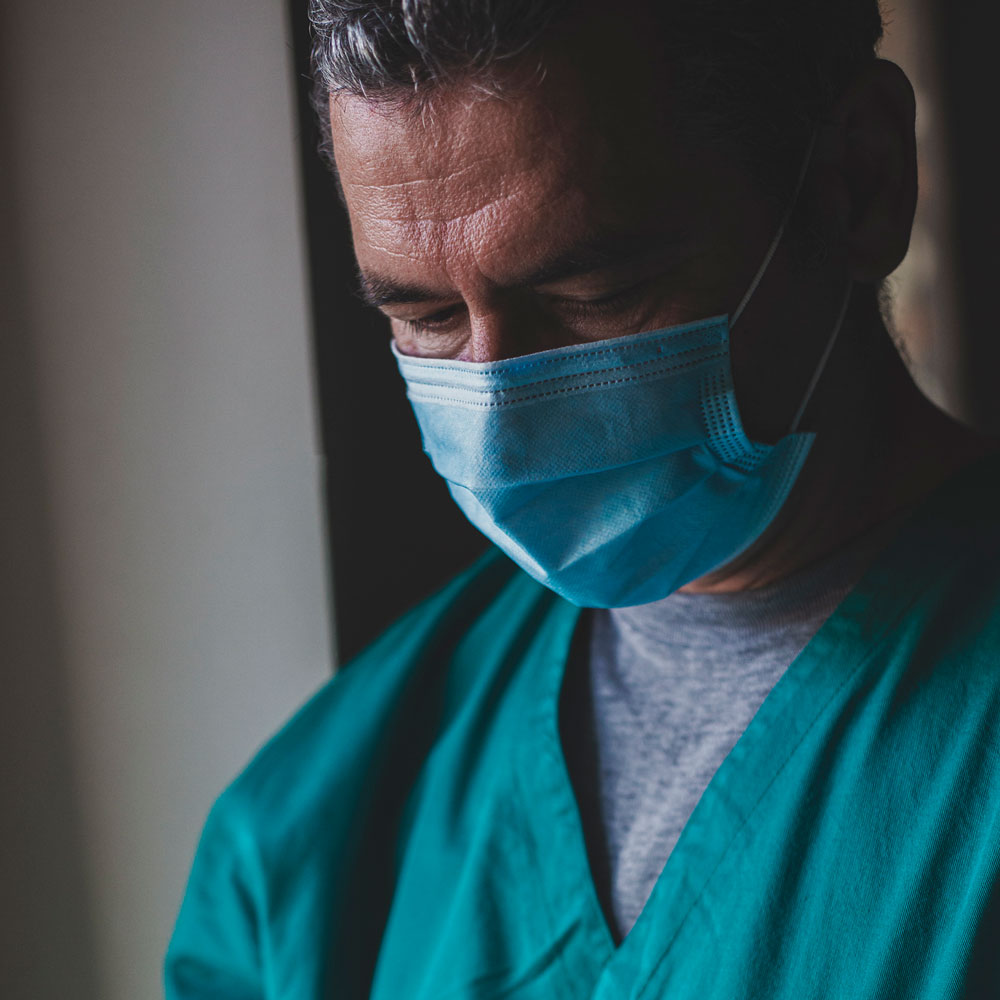 Nurse coping with trauma after the death of an infant in his care, emphasizing the importance of Deer Hollow’s specialized addiction and mental health programs for nurses facing PTSD and unresolved trauma.